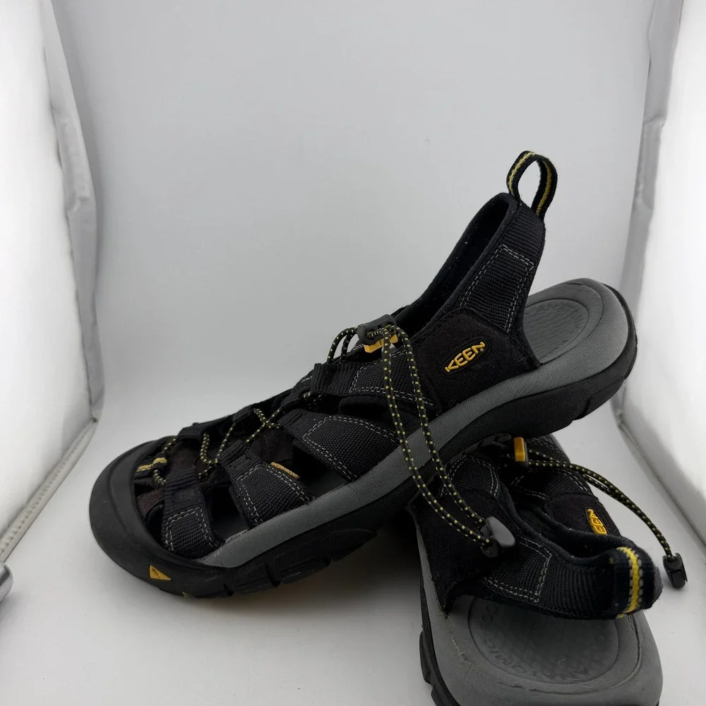 Keen Mens 11 Black Newport H2 Waterproof Sport Sandal Toe Protection (2468)